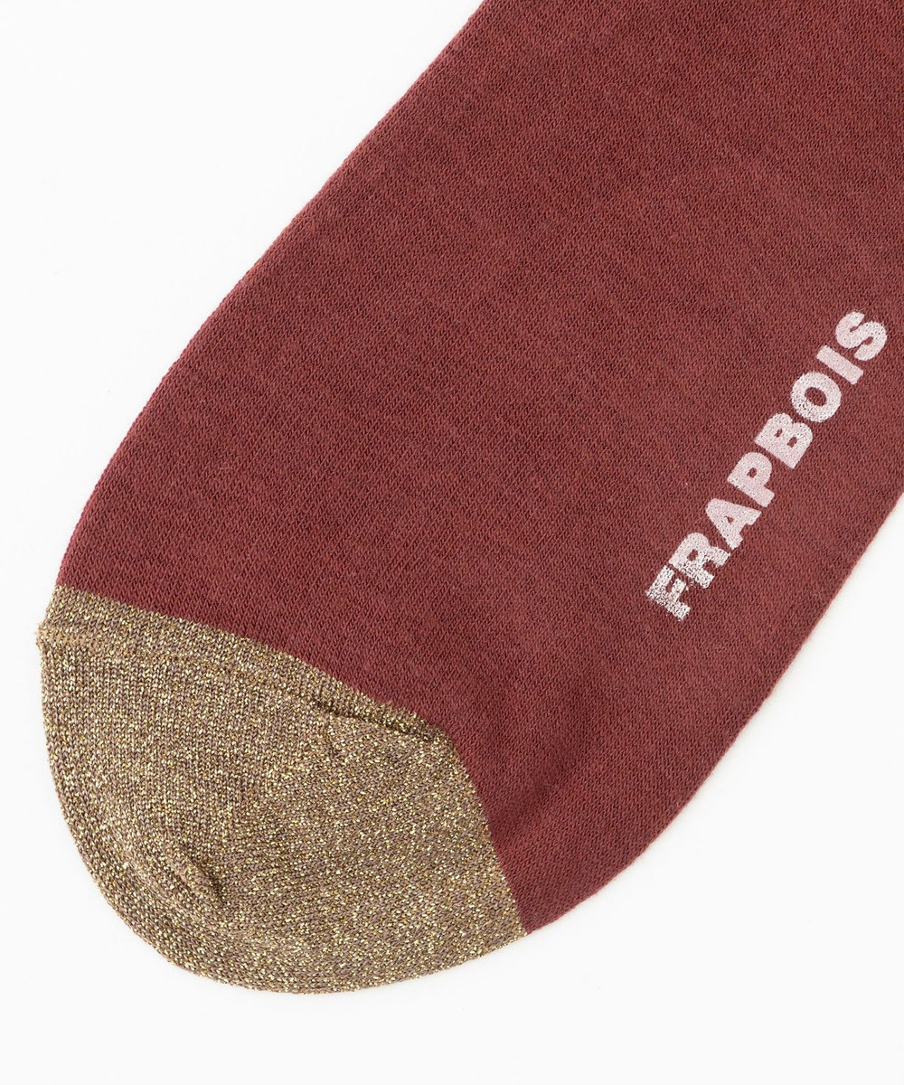 FRAPBOIS イブニングタウンソックス ブラウン
