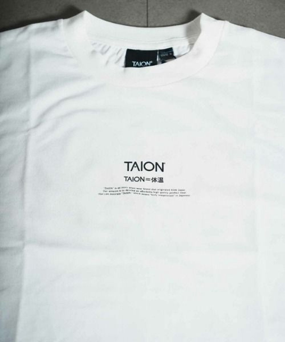 UNION STATION 【TAION】BASIC STORAGE T-SH CONCEPT / ベーシック ロゴ ストレージ Ｔシャツ ホワイト