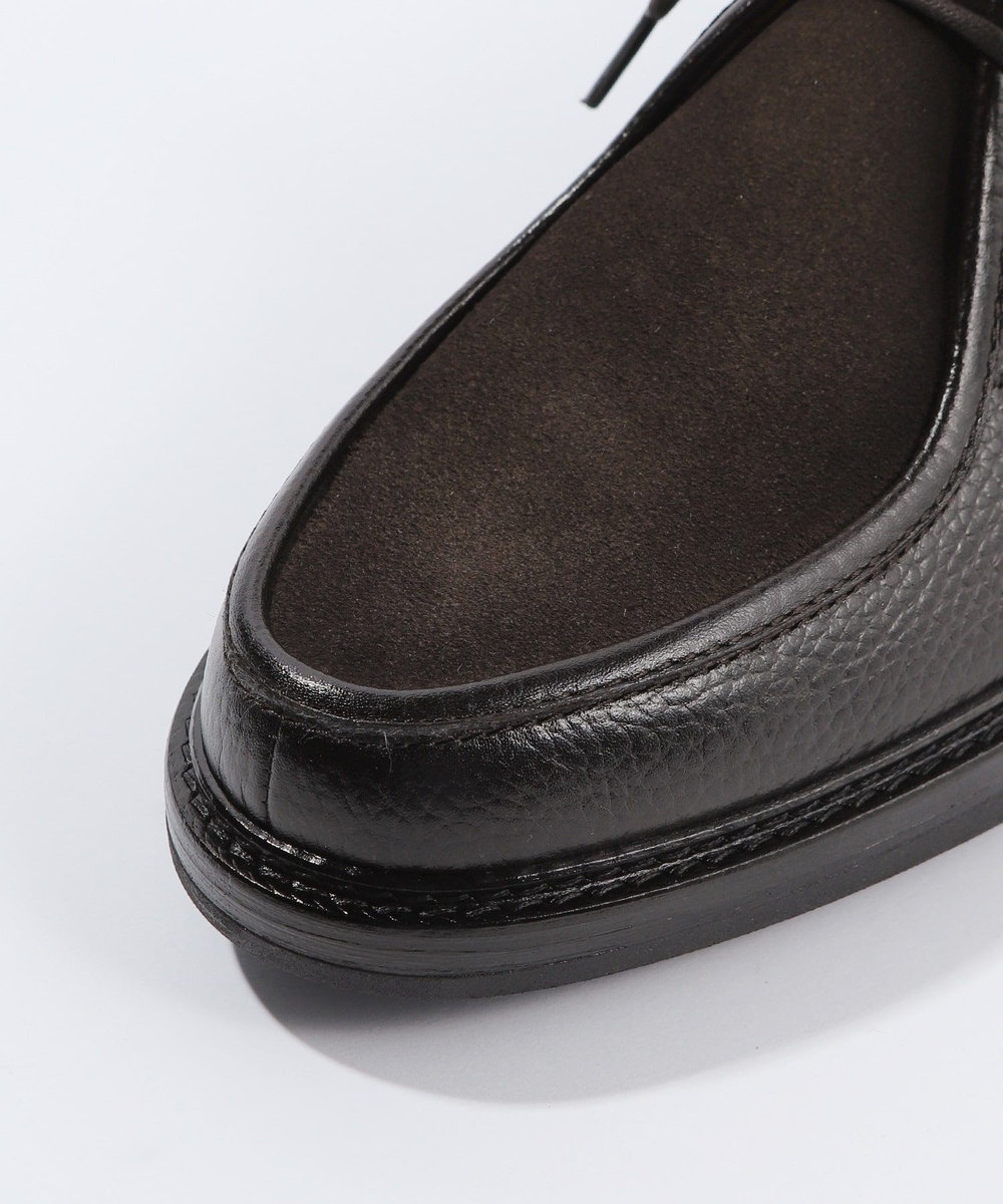 MEN'S BIGI 異素材コンビ レザーチロリアンシューズ ダークブラウン