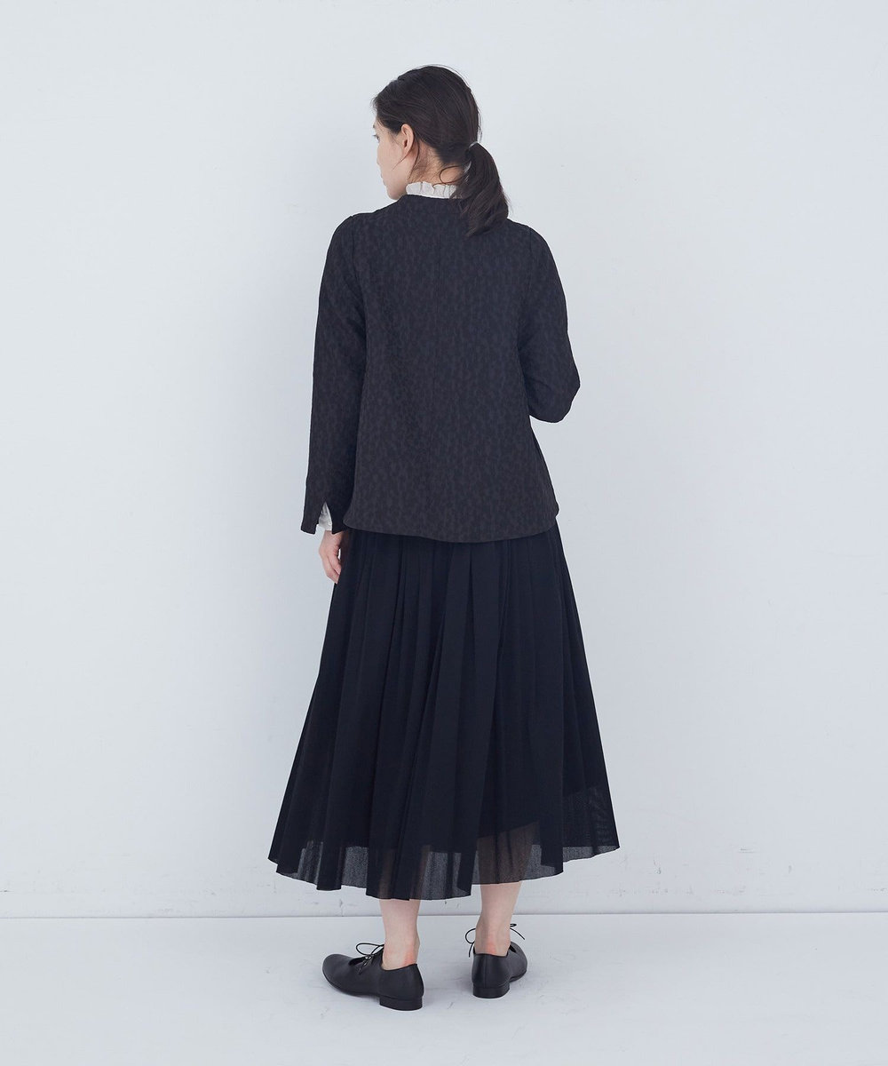 ADIEU TRISTESSE リーフカットジャケット ブラック