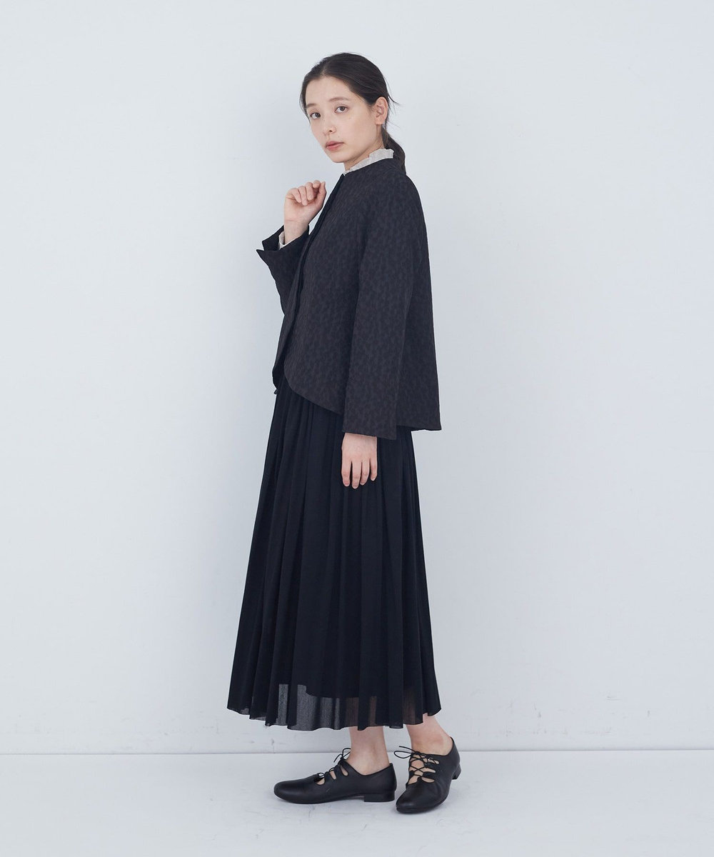 ADIEU TRISTESSE リーフカットジャケット ブラック