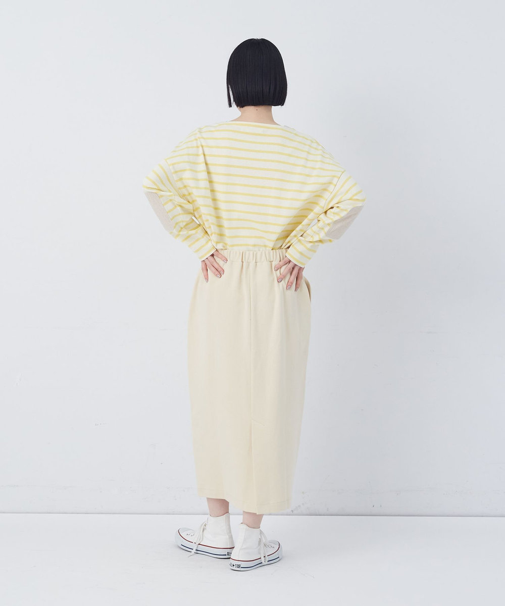 congés payés ADIEU TRISTESSE ポンチストレートスカート アイボリー