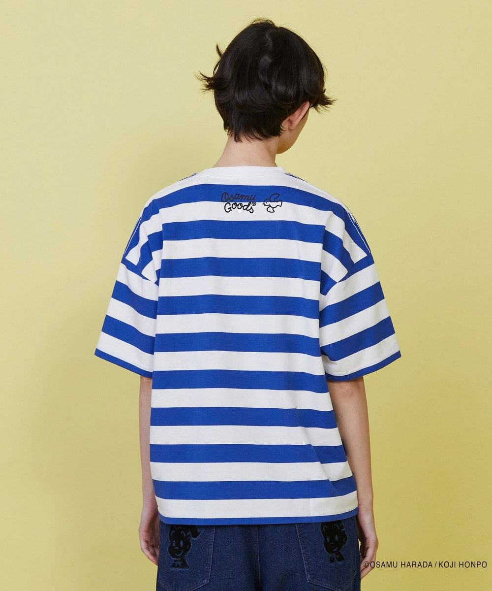 FRAPBOIS OSAMU GOODS フェイスT ブルー