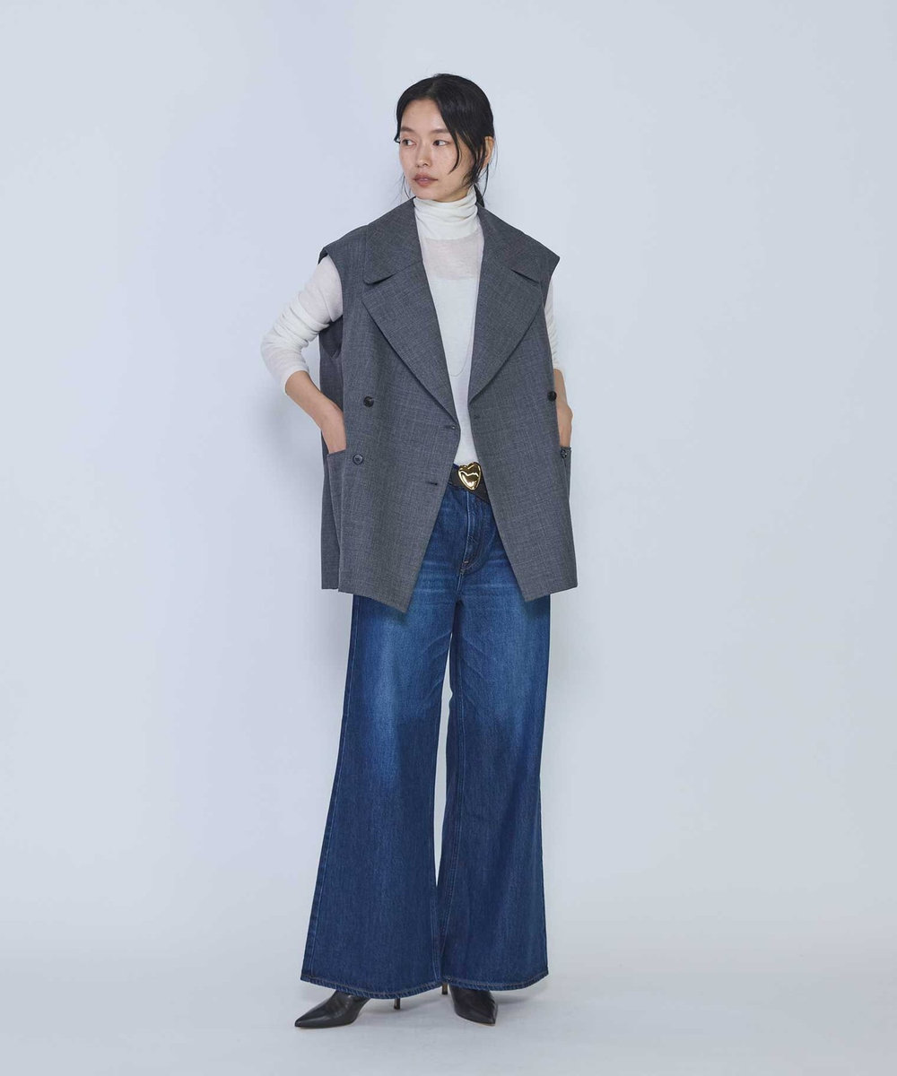 1er Arrondissement ＜upper hights / アッパーハイツ＞"THE AUDREY"デニムパンツ ブルー