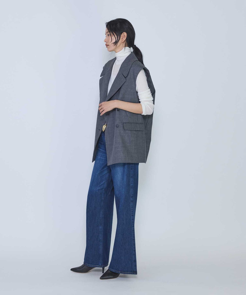 1er Arrondissement ＜upper hights / アッパーハイツ＞"THE AUDREY"デニムパンツ ブルー