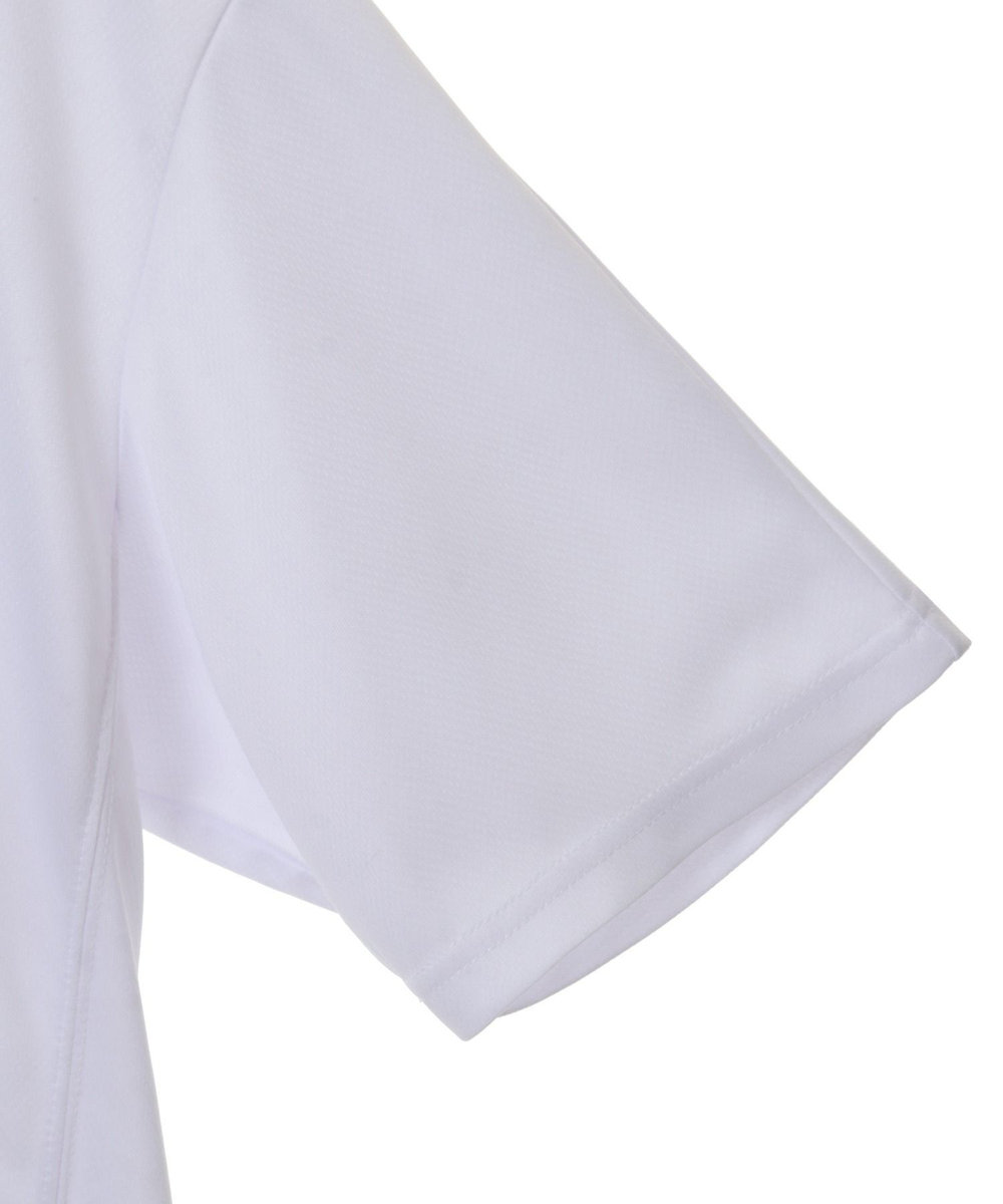 MEN'S BIGI ＜1PIU1UGUALE3 RELAX＞別注　リバーメッシュポロシャツ ホワイト