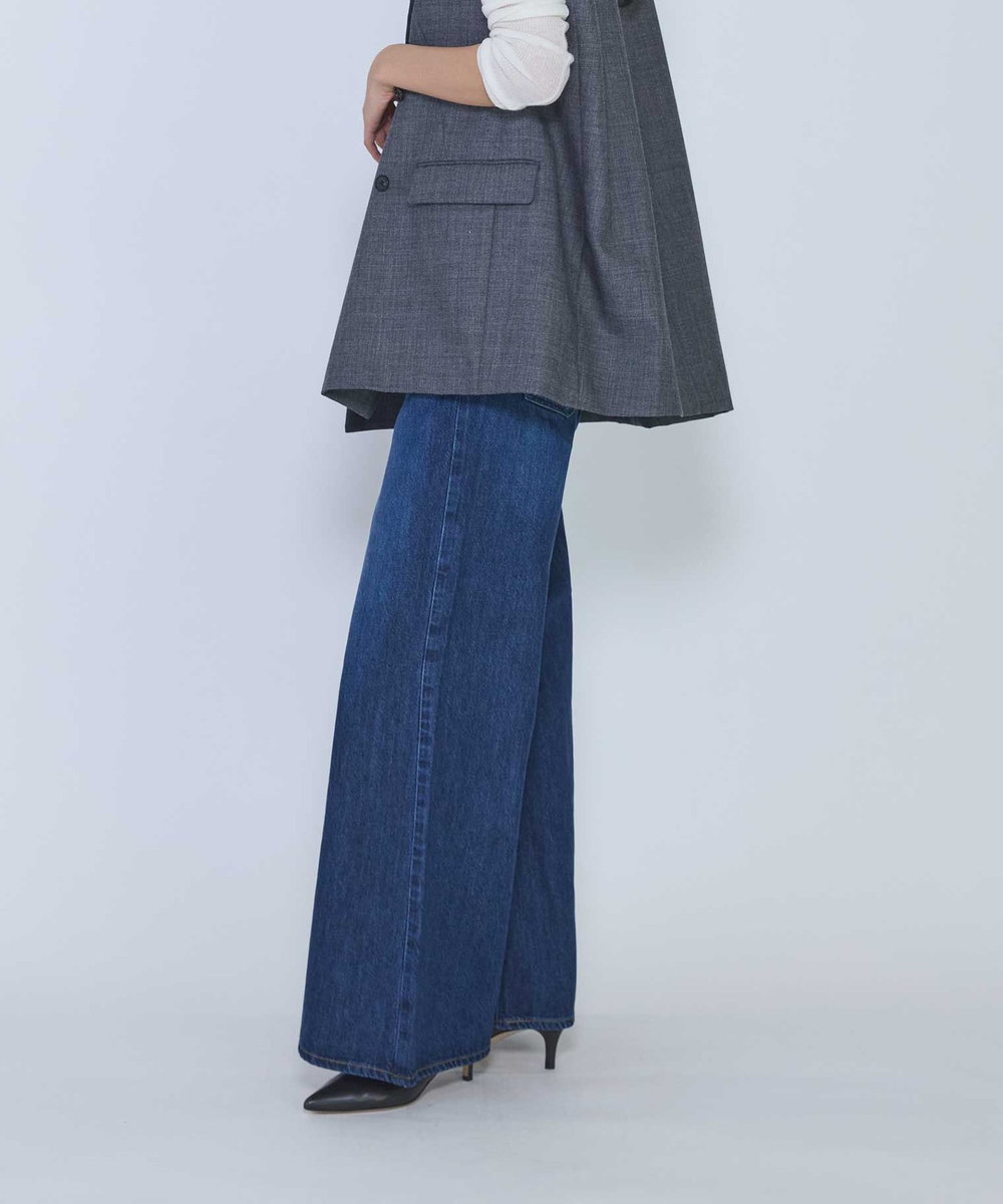 1er Arrondissement ＜upper hights / アッパーハイツ＞"THE AUDREY"デニムパンツ ブルー