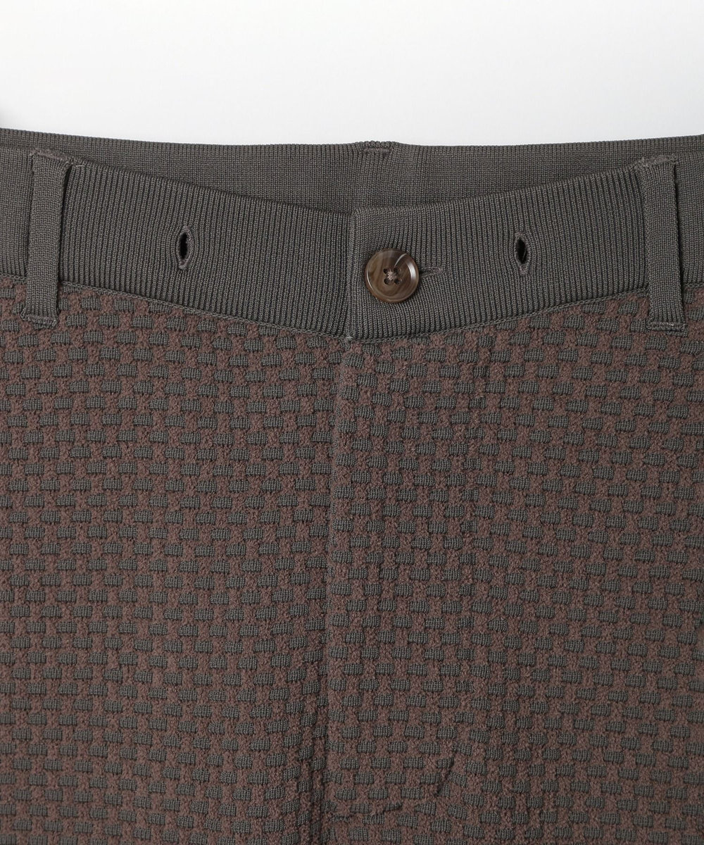 MEN'S BIGI 【ACTIVE TAILOR】モール混ニットパンツ カーキ