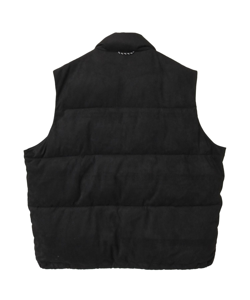 MEN'S BIGI フェイクスエード中綿ベスト ブラック