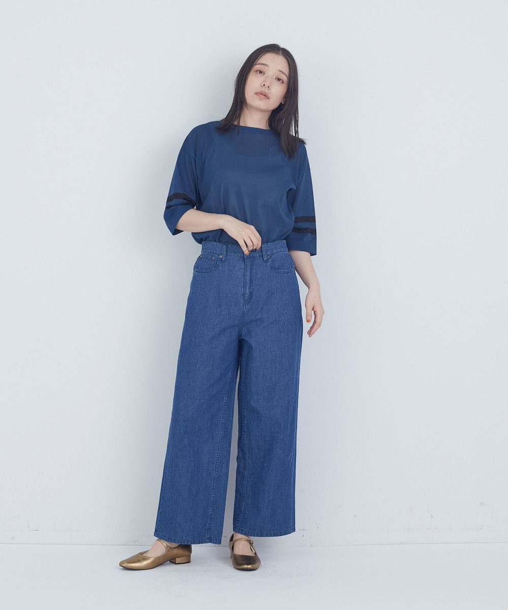 ADIEU TRISTESSE 6.8ozデニムパンツ ライトインディゴブルー