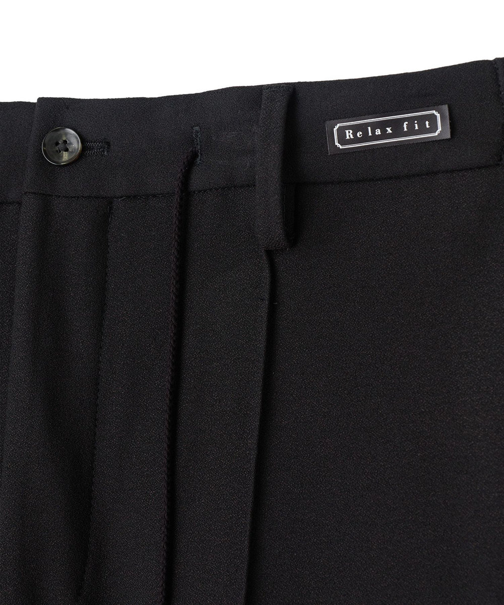 MEN'S BIGI PRES WARMアムンゼンストレッチイージーパンツ［発熱/保温/ストレッチ］ ブラック