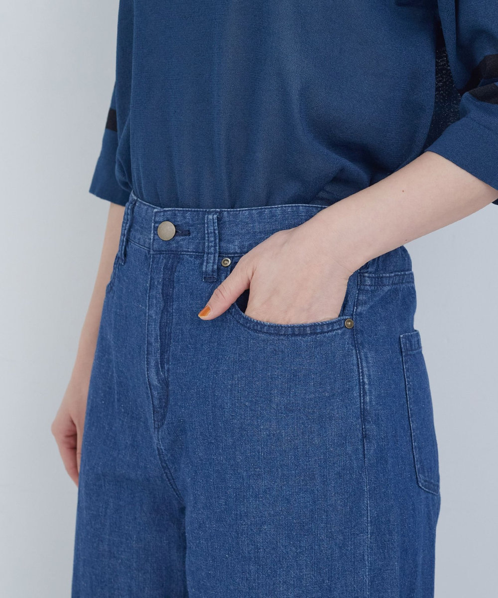 ADIEU TRISTESSE 6.8ozデニムパンツ ライトインディゴブルー