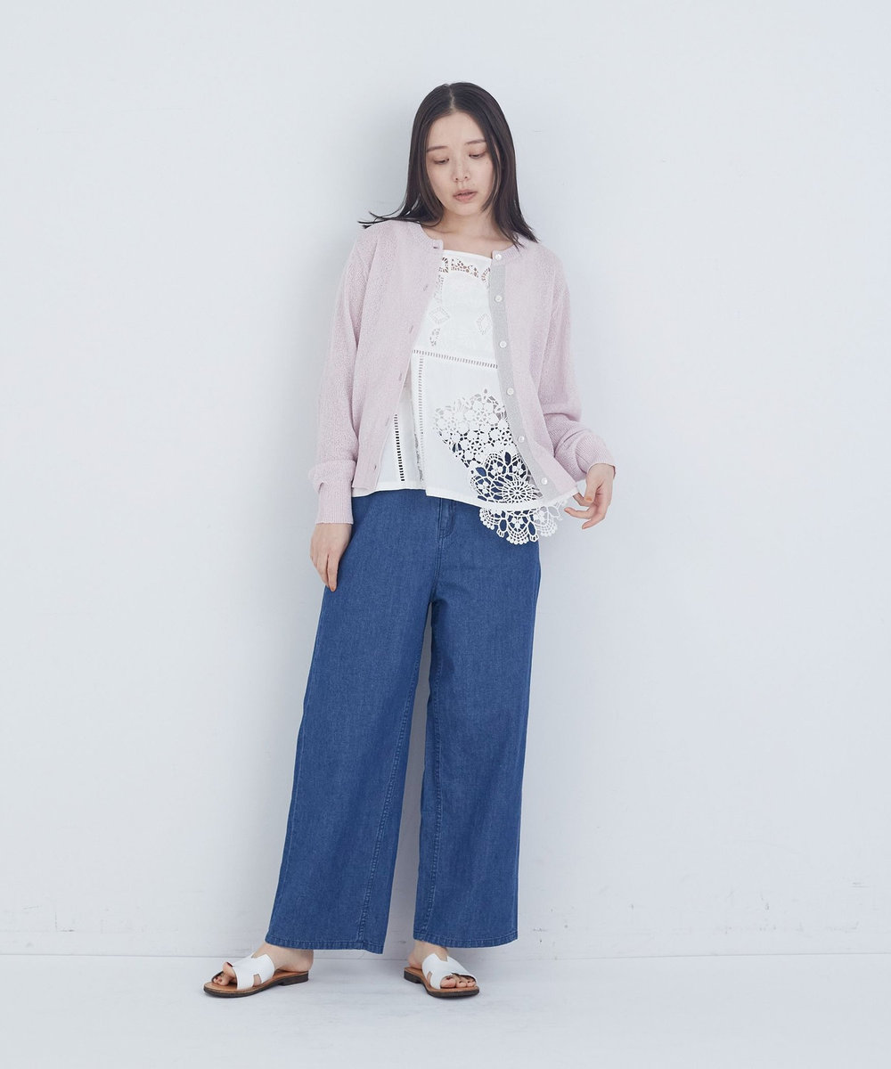 ADIEU TRISTESSE 6.8ozデニムパンツ ライトインディゴブルー