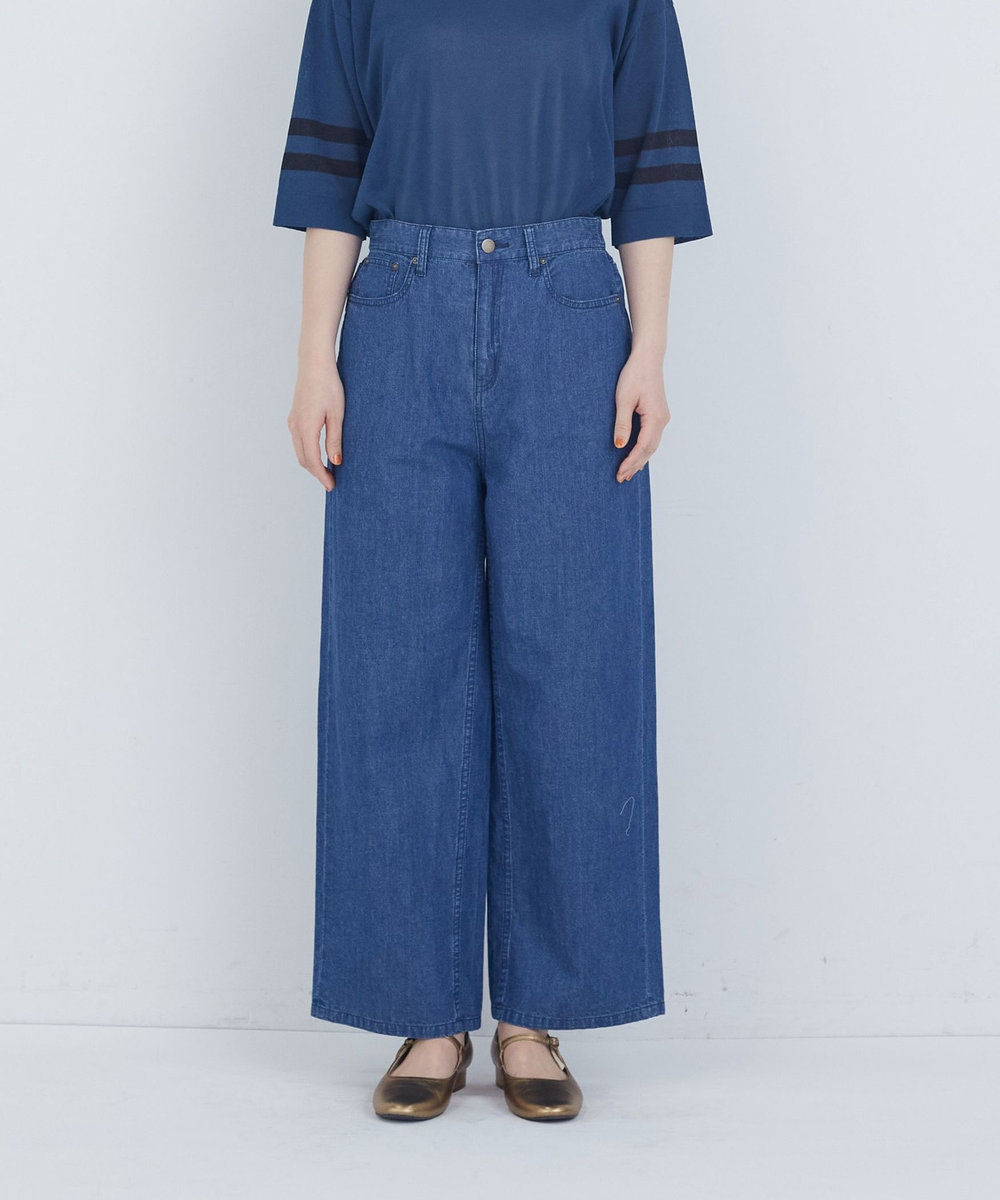 ADIEU TRISTESSE 6.8ozデニムパンツ ライトインディゴブルー