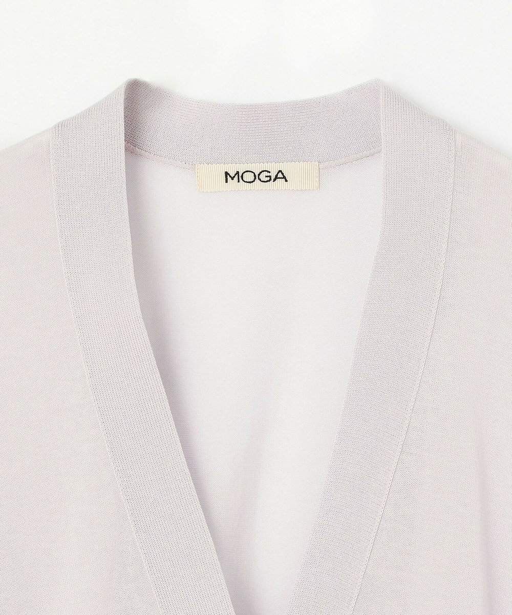MOGA Lサイズ（大きいサイズ） 【大きいサイズ】マーレショートカーディガン チャコールグレー