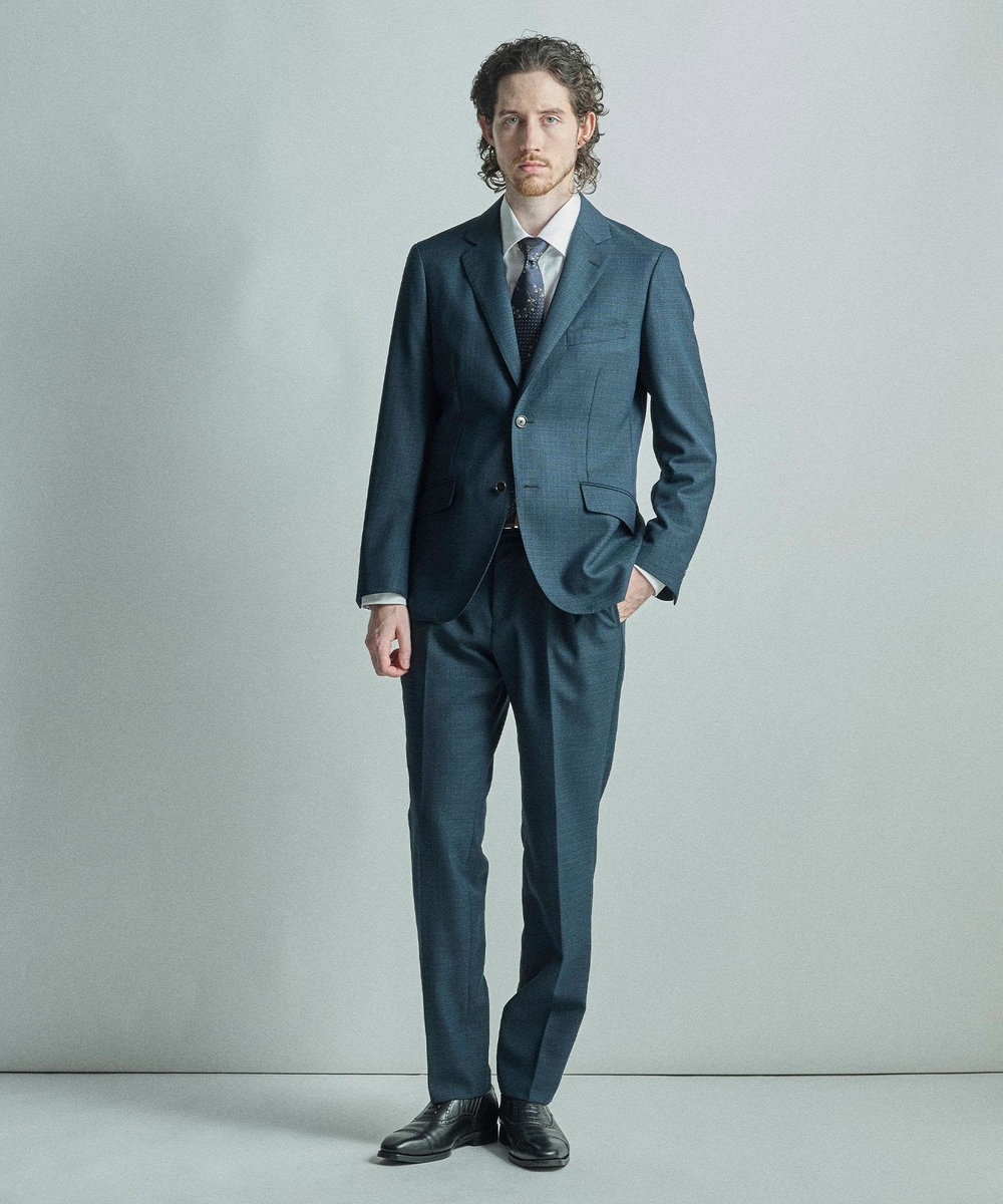 MEN'S BIGI 【TIE YOUR TIE/タイユアタイ】フィレンツェフローラル柄ネクタイ ネイビー