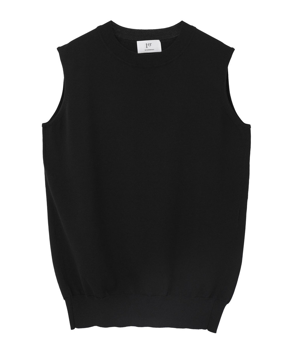 1er Arrondissement ＢＯＸニットタンク ブラック