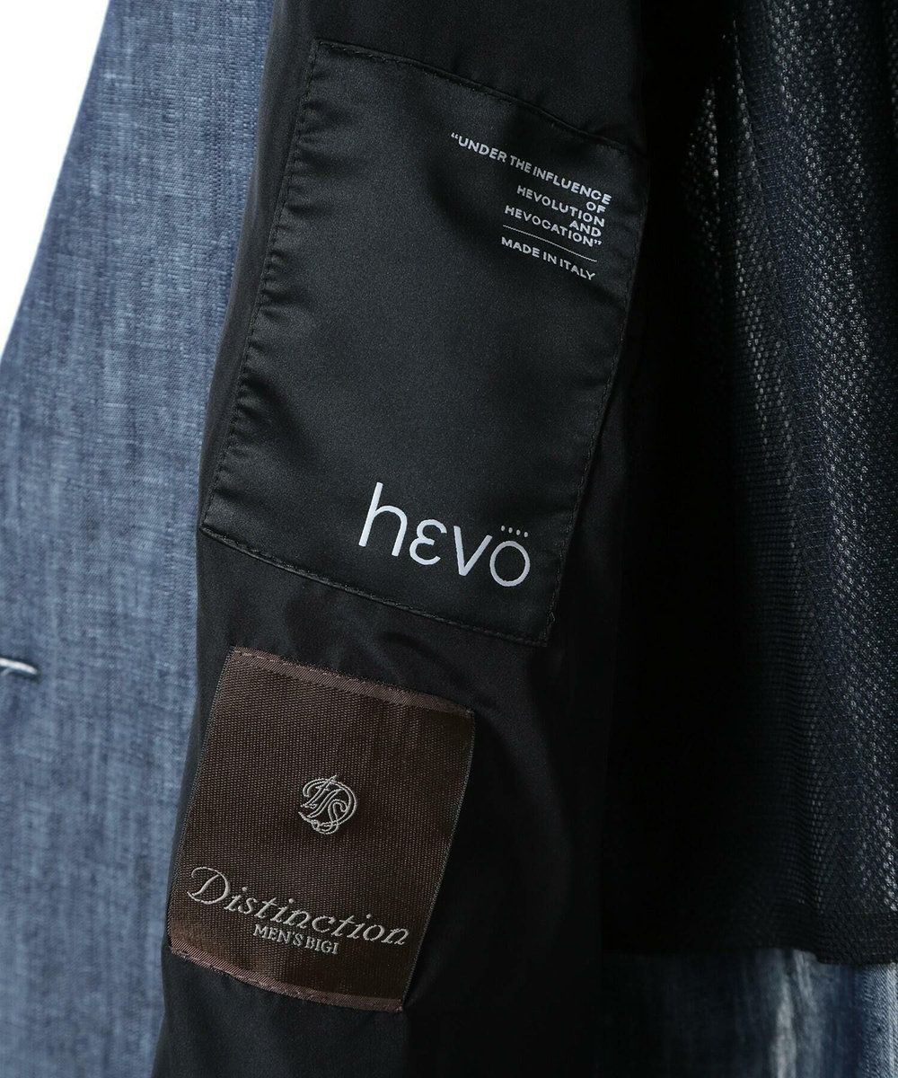 MEN'S BIGI 【Hevo／イーヴォ】コットンリネンシャンブレースプリングコート ネイビー