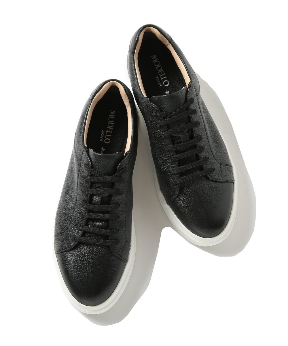 MEN'S BIGI 【MODELLO/モデロ】GORETEX別注レザースニーカー ブラック