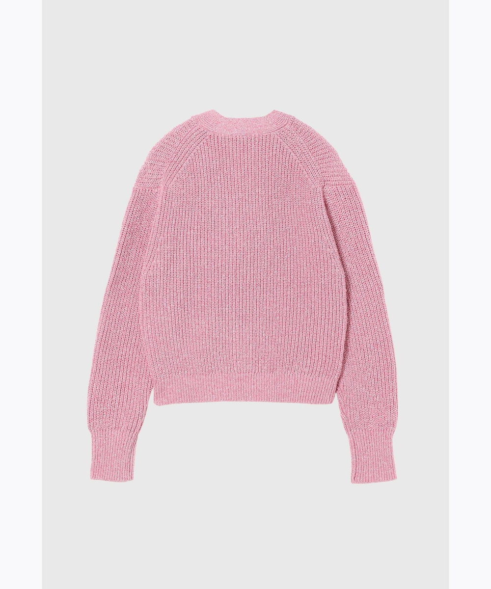 DÉPAREILLÉ MIX LAME CARDIGAN / ミックスラメカーディガン ピンク