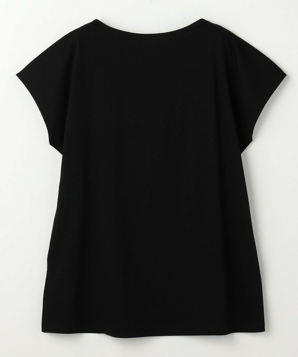 L'EQUIPE コットンスムースロゴTシャツ ブラック