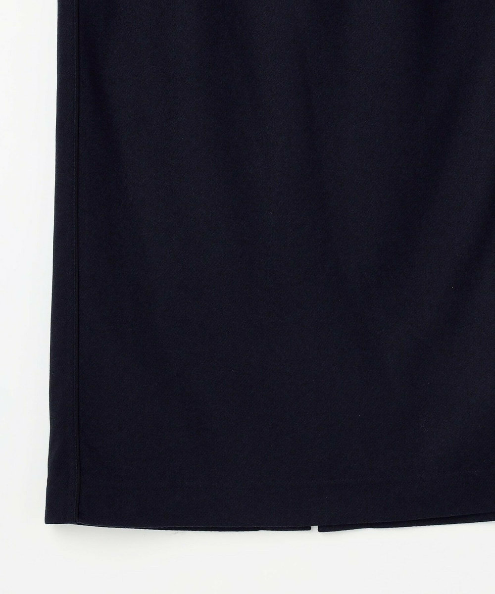 feerique feerique ウールライクニットツイルパイピングスカート ネイビー