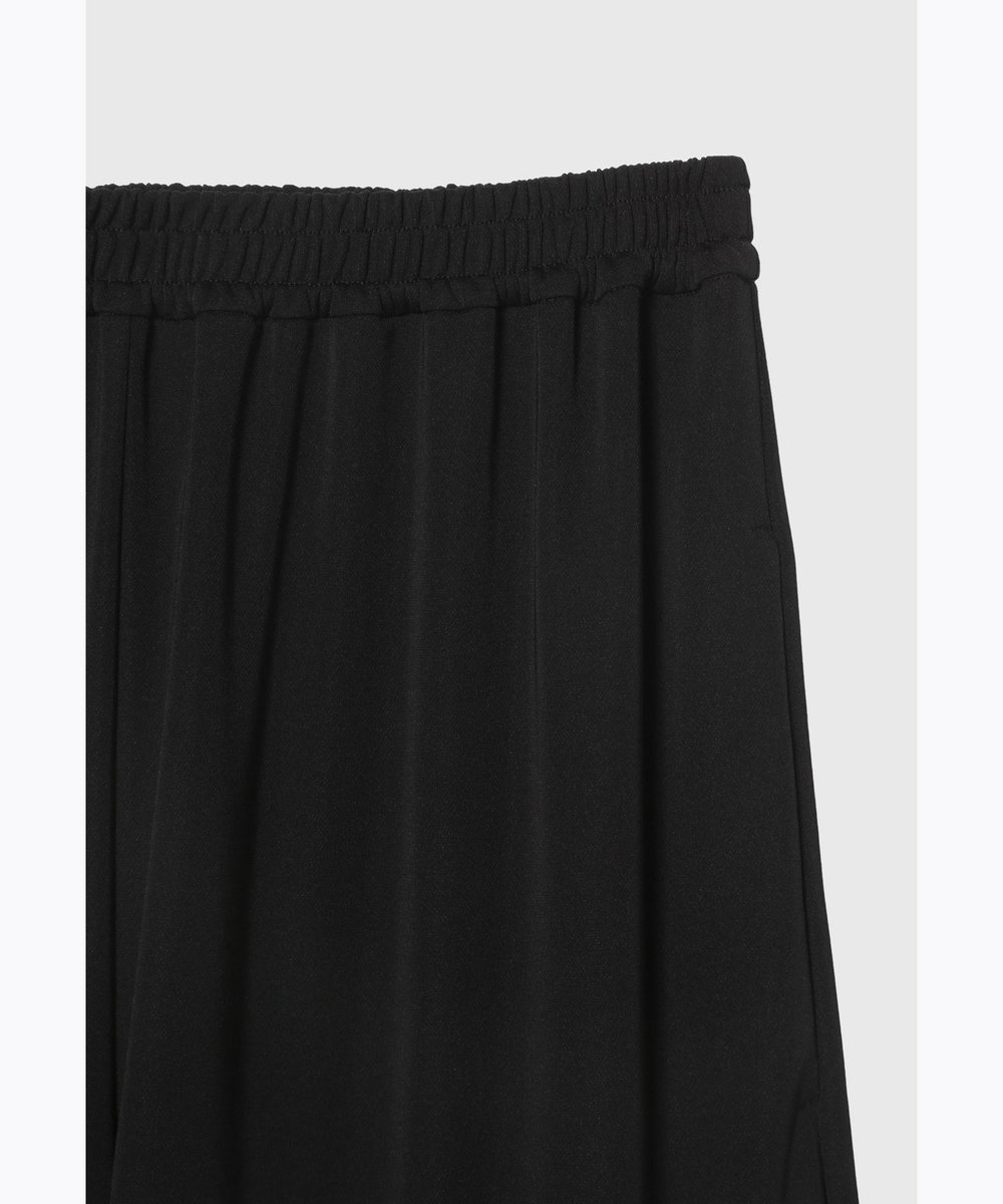 DÉPAREILLÉ TRIACETATE JERSEY WIDE PANTS / トリアセテートジャージーワイドパンツ ブラック