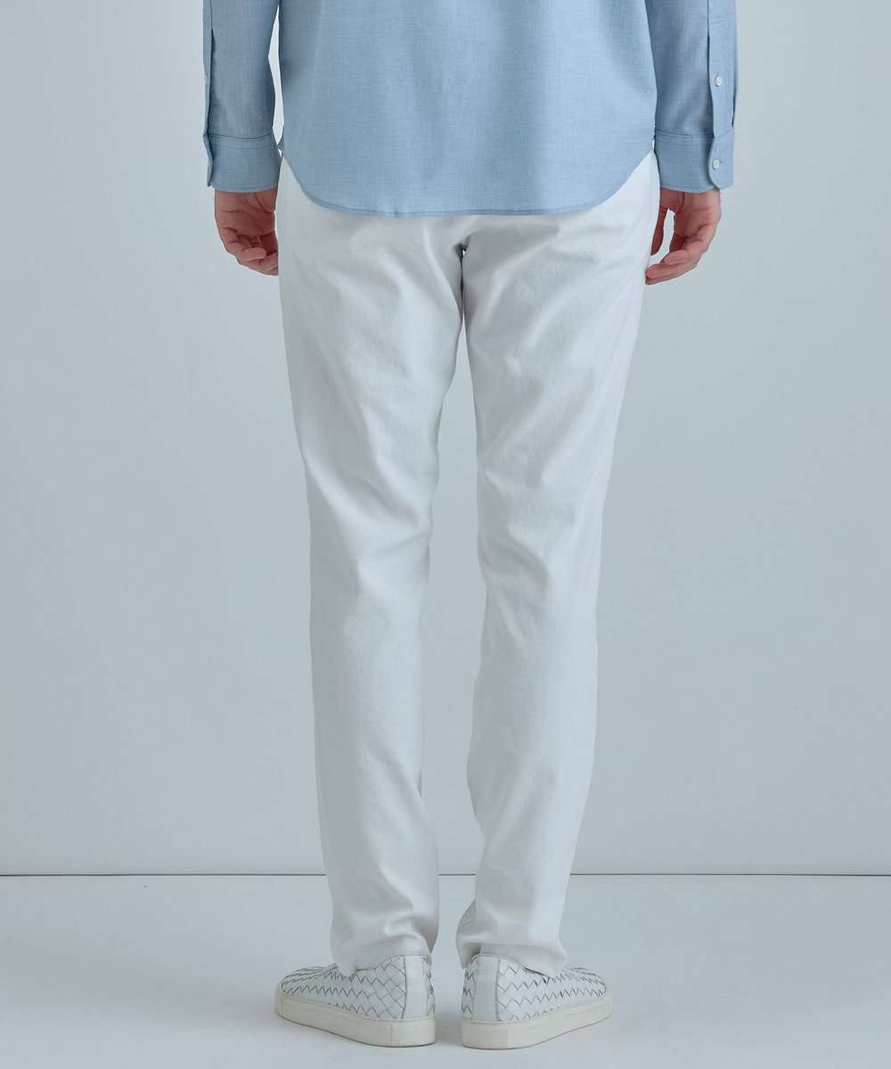MEN'S BIGI シェルタリングドライオックス フルレングスパンツ＜吸汗速乾/紫外線防止/接触冷感/ストレッチ＞ ホワイト