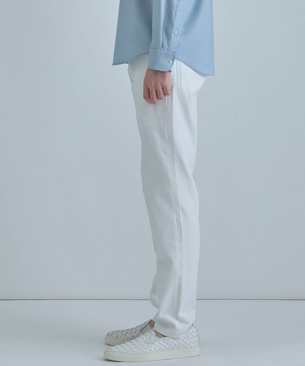 MEN'S BIGI シェルタリングドライオックス フルレングスパンツ＜吸汗速乾/紫外線防止/接触冷感/ストレッチ＞ ホワイト