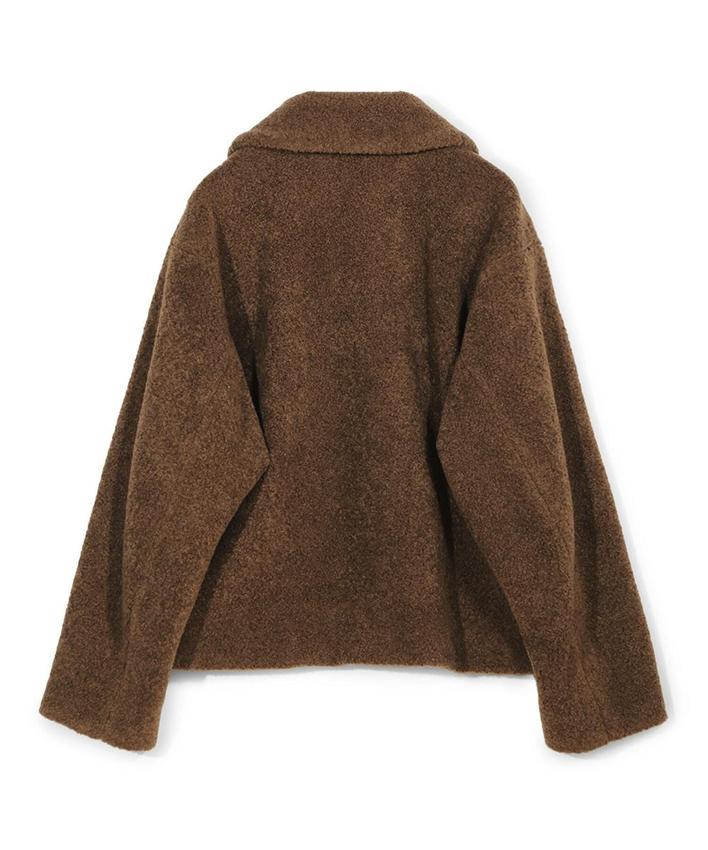 MEN'S BIGI 【50th Anniv . 菊池武夫】WOOL BLEND BOA PILE BLOUSON ブラウン