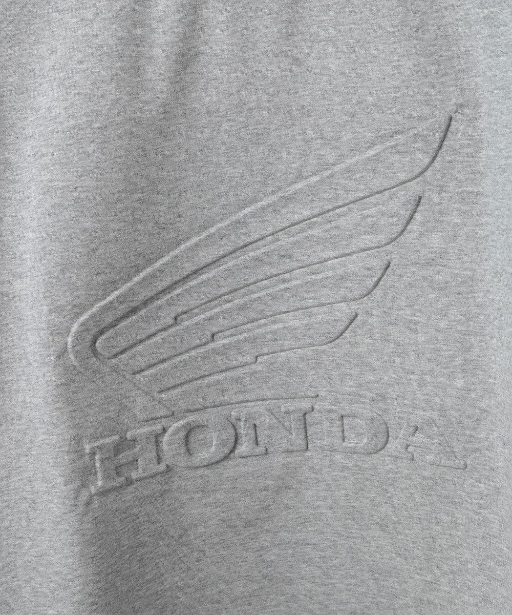 MEN'S BIGI 【HONDA / ホンダ】別注 バイクエンブレムTEE グレー