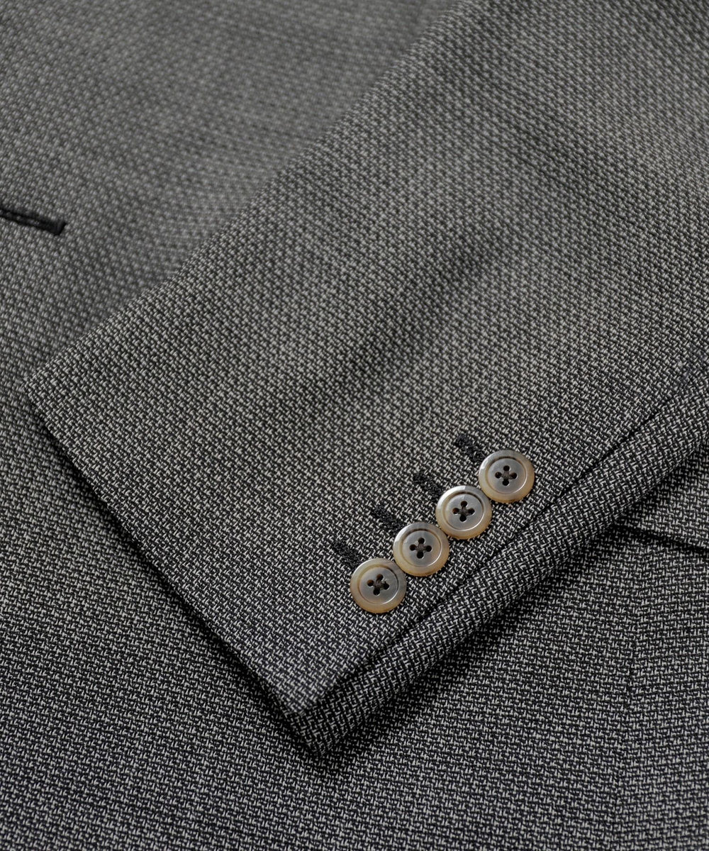 MEN'S BIGI ドビーメッシュジャケット　original fabric made by japan グレー