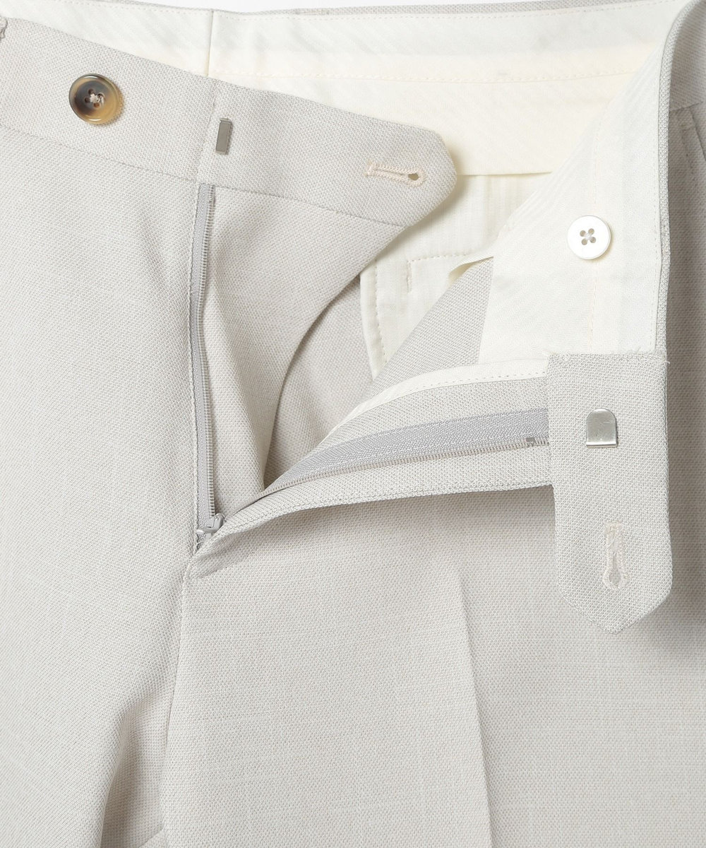 MEN'S BIGI ウール調メランジシャークパンツ グレー