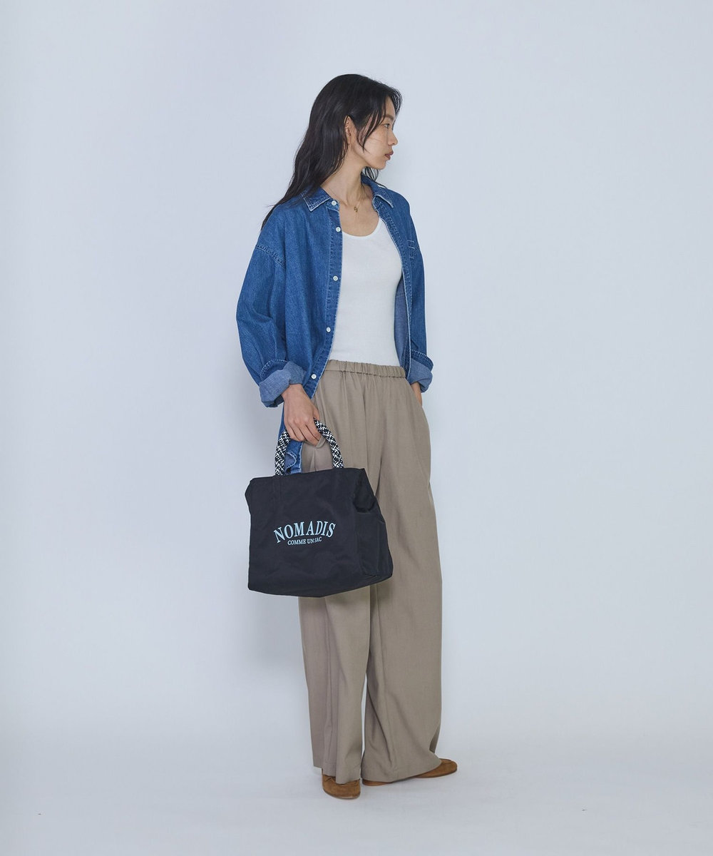 1er Arrondissement ＜NOMADIS /ノマディス＞“SAC2 WIDE"トートバッグ ブラック