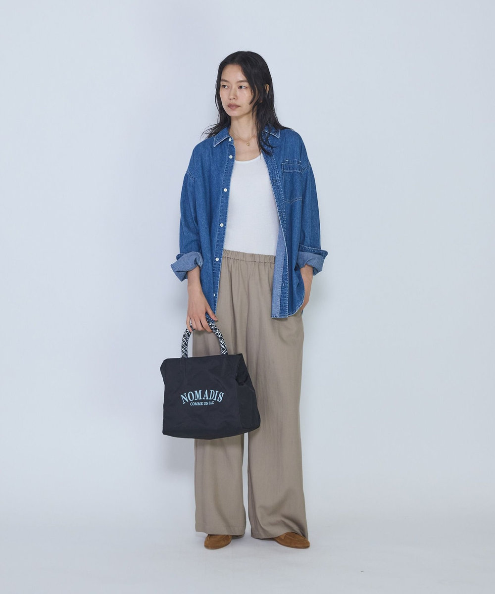 1er Arrondissement ＜NOMADIS /ノマディス＞“SAC2 WIDE"トートバッグ ブラック