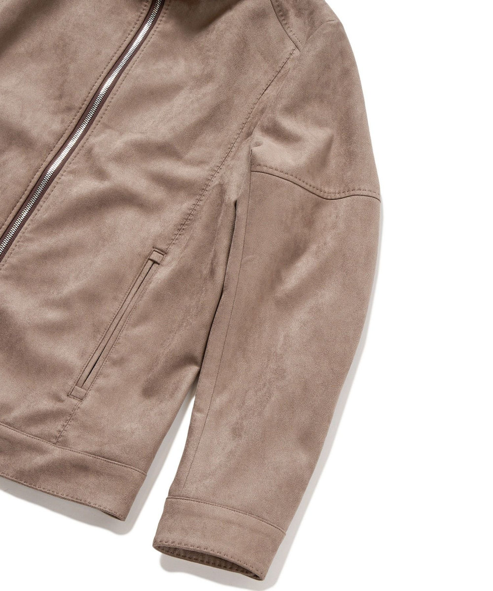 MEN'S BIGI フェイクスエードダンボールブルゾン グレー