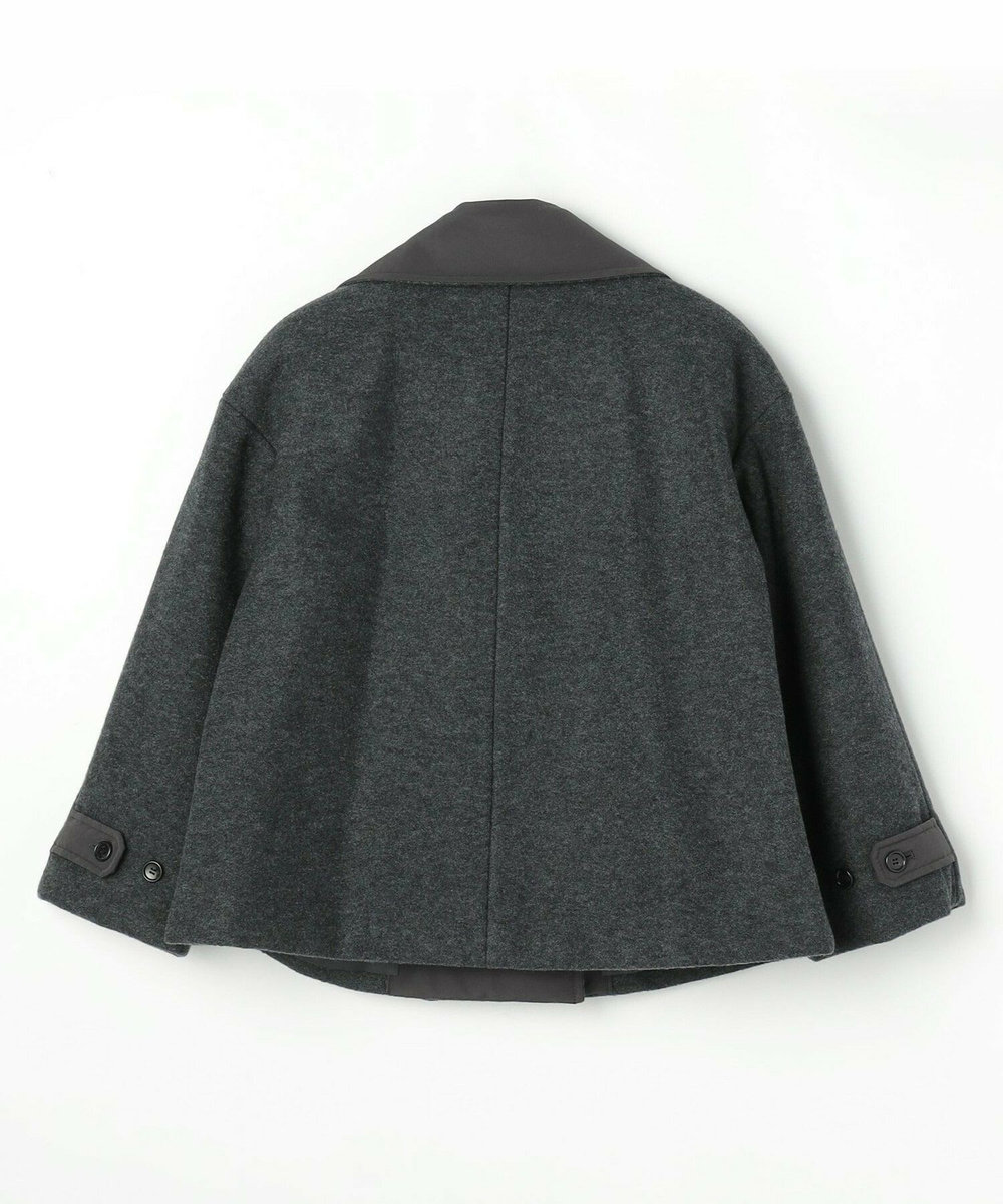 MOGA ウーリング圧縮テーラードコート チャコールグレー