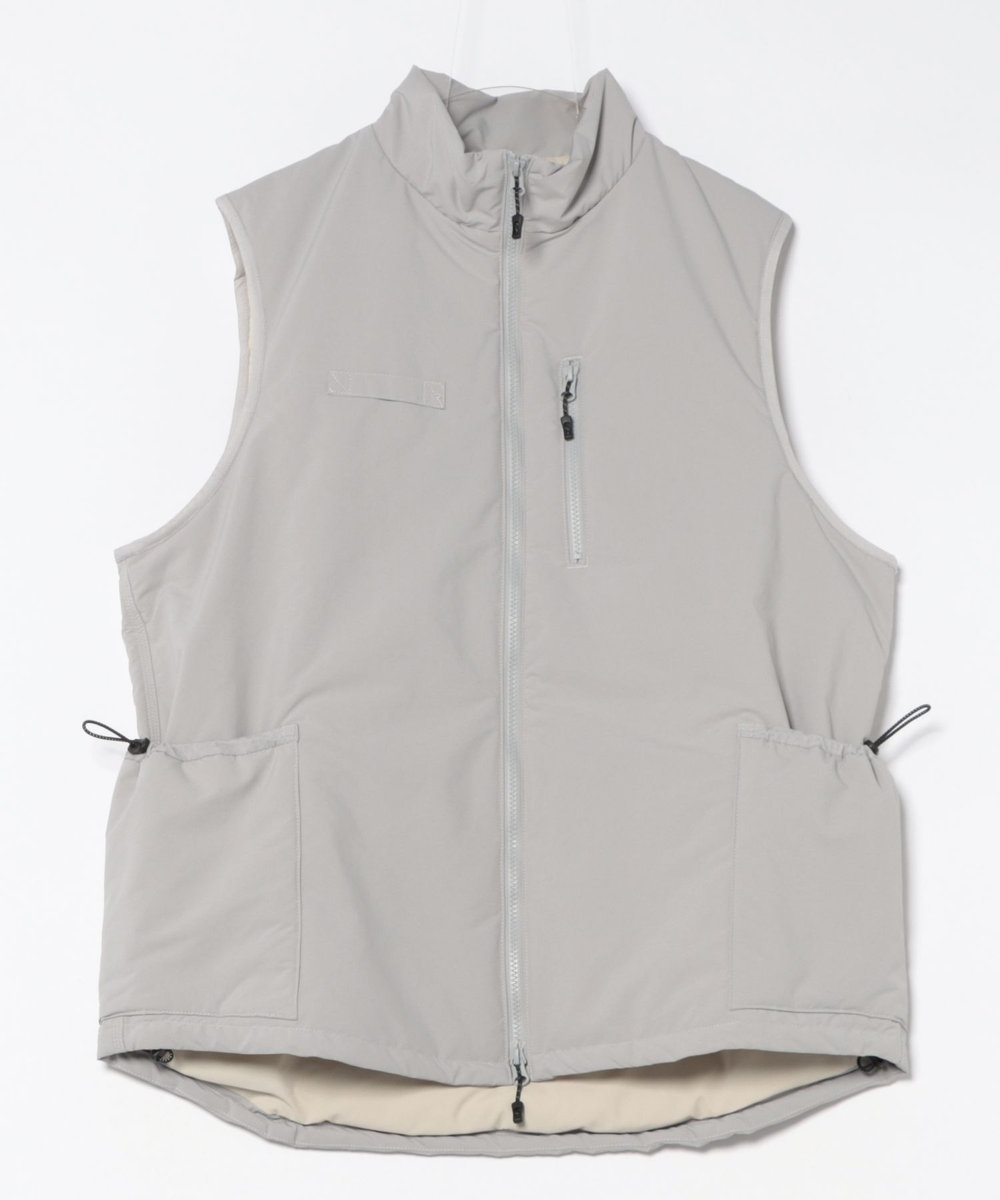 MEN'S BIGI CUBETEX中綿入りベスト ベージュ