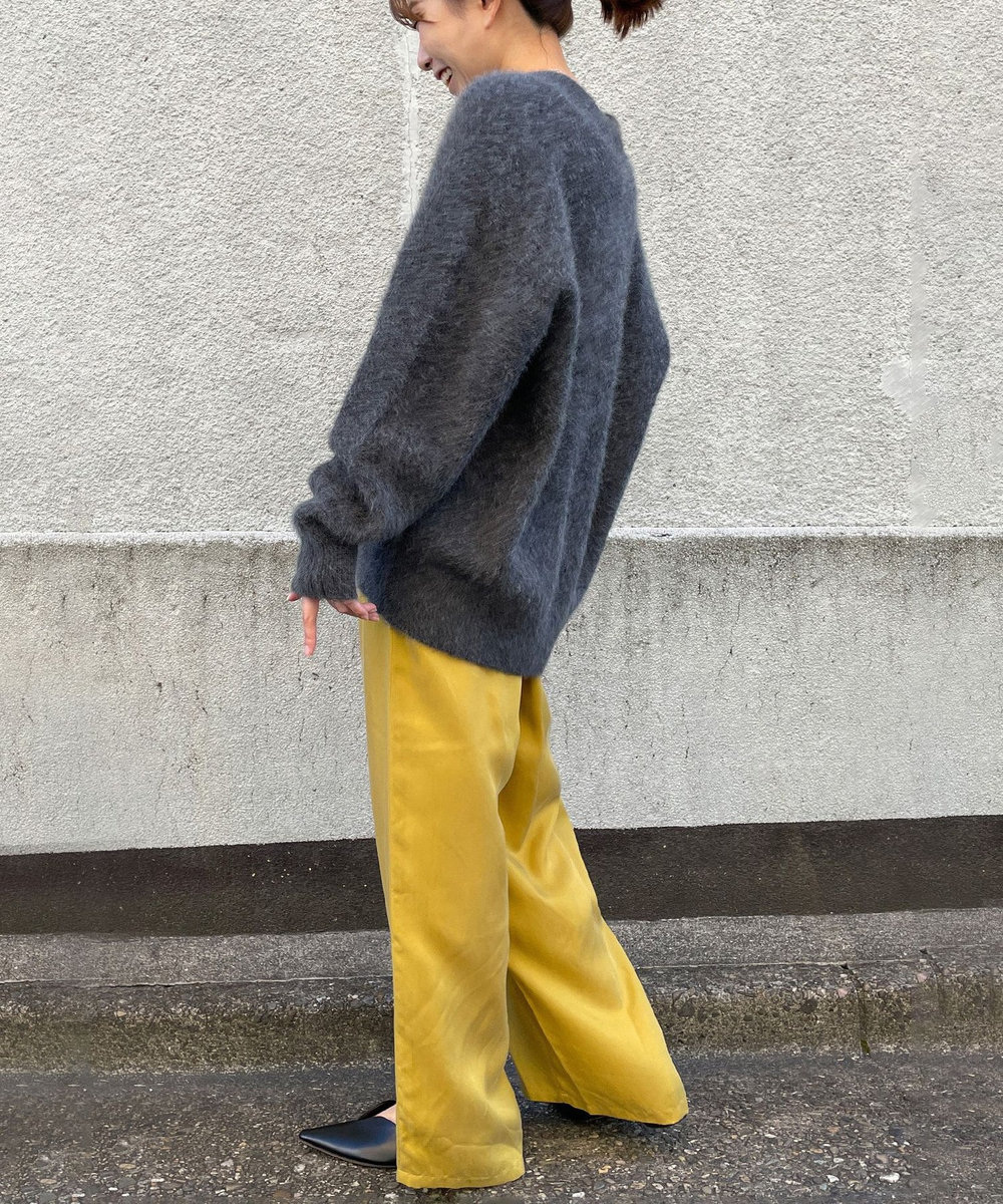 1er Arrondissement 【新色登場】キュプラフィブリルイージーパンツ マスタード