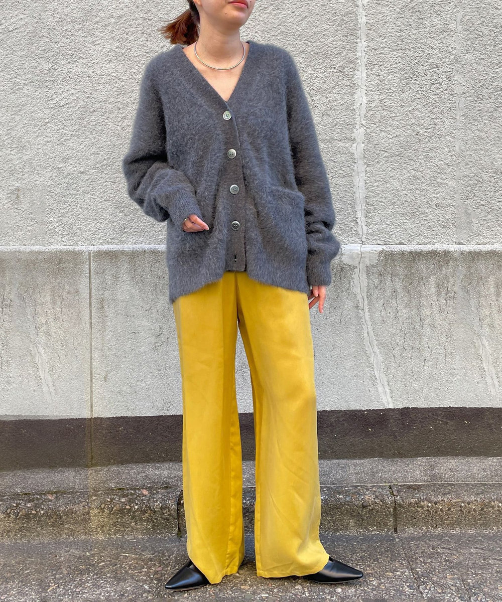 1er Arrondissement 【新色登場】キュプラフィブリルイージーパンツ マスタード