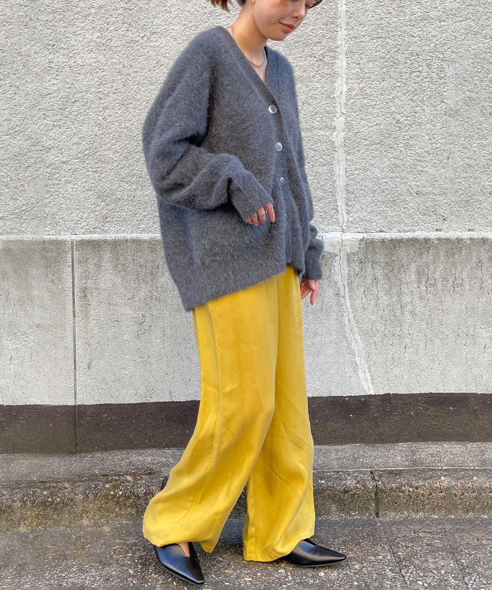 1er Arrondissement 【新色登場】キュプラフィブリルイージーパンツ マスタード