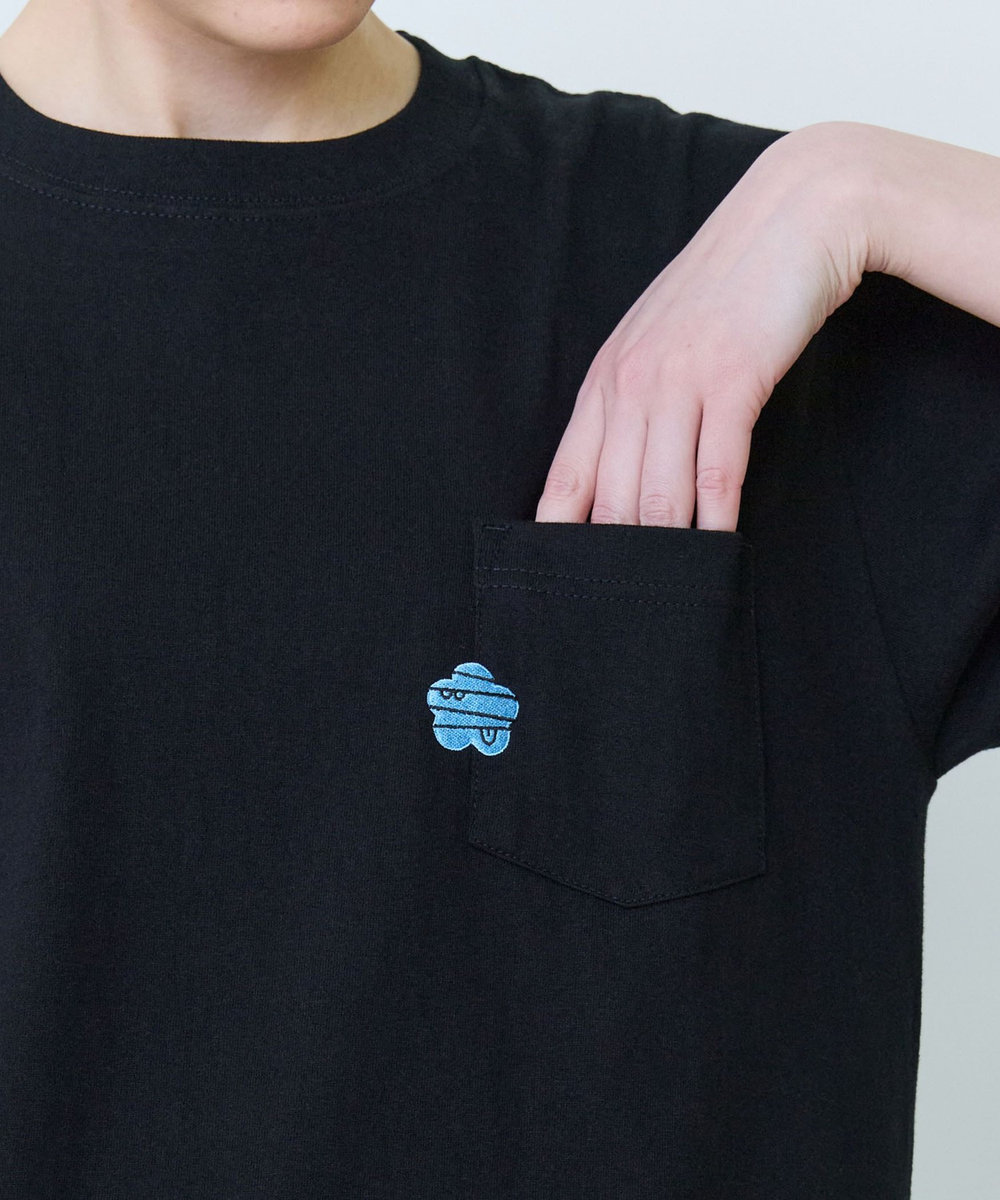 FRAPBOIS パークポケTシャツ ブラック
