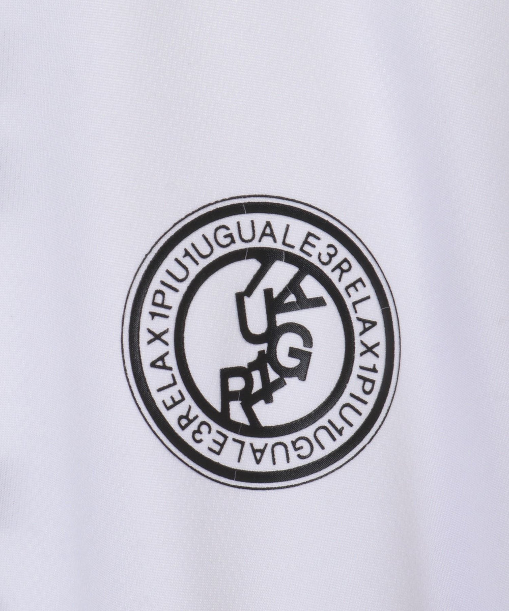 MEN'S BIGI ＜1PIU1UGUALE3 RELAX＞別注　リバーメッシュポロシャツ ホワイト