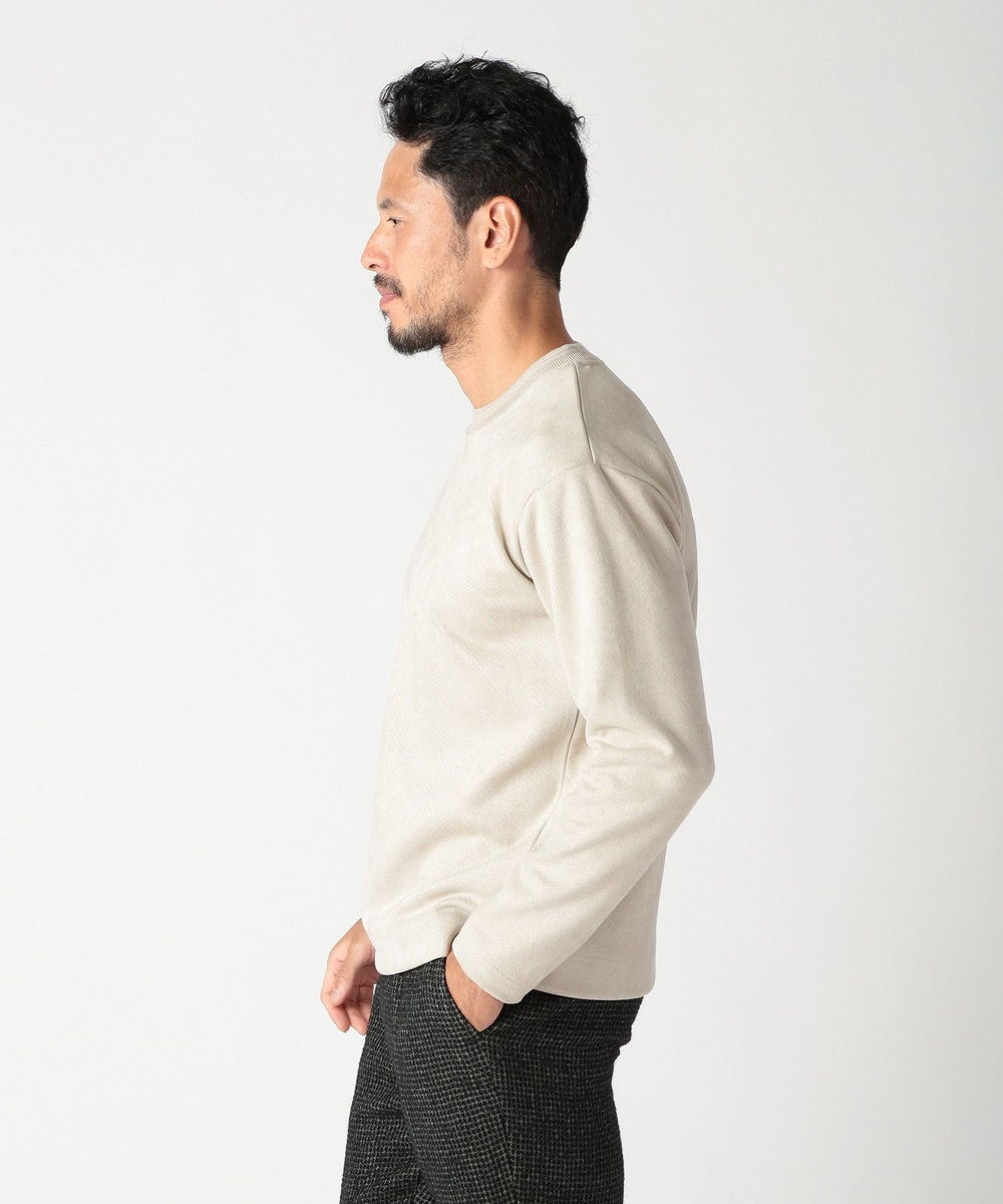 MEN'S BIGI テックスエードロングスリーブカットソー オフホワイト
