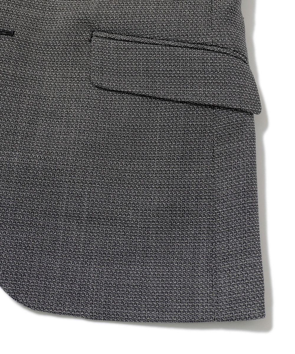 MEN'S BIGI ドビーメッシュジャケット　original fabric made by japan グレー