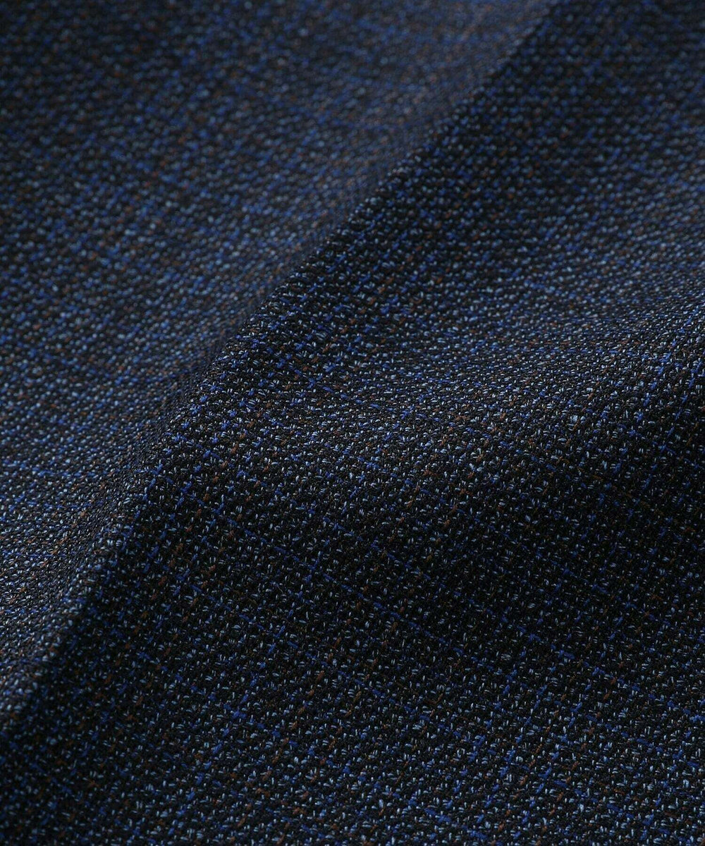 MEN'S BIGI ミックスヤーン/ホップサックスラックス ネイビー