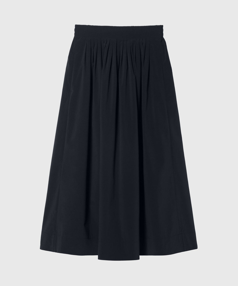 DÉPAREILLÉ TYPEWRITER TUCK SKIRT / タイプライタータックスカート ネイビー