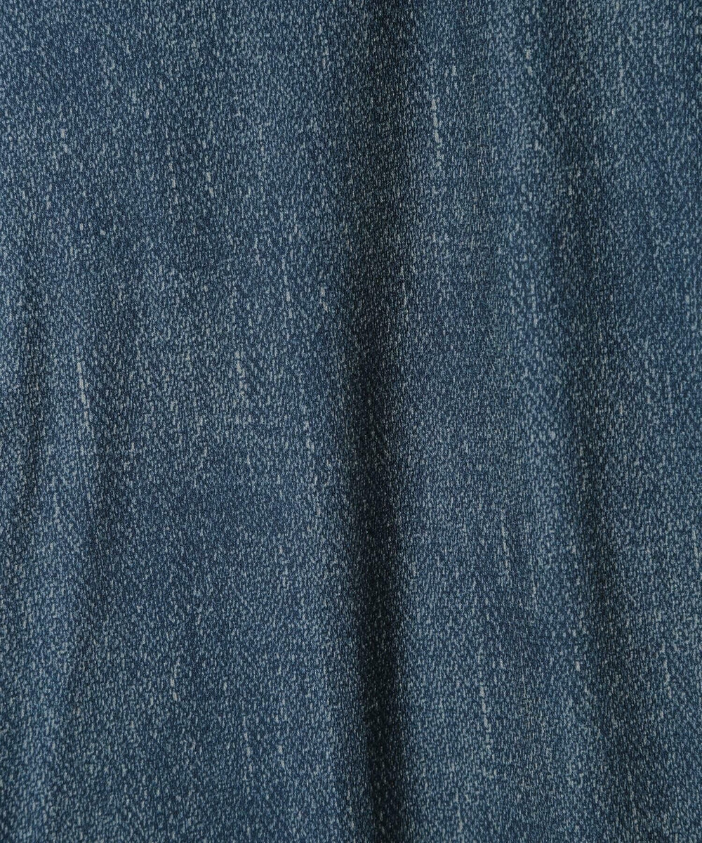 MEN'S BIGI 【COLE HAAN/コール ハーン】別注 トリコットメッシュデニムプリント ストレッチパンツ＜吸水速乾/EASY CARE＞ ブルー