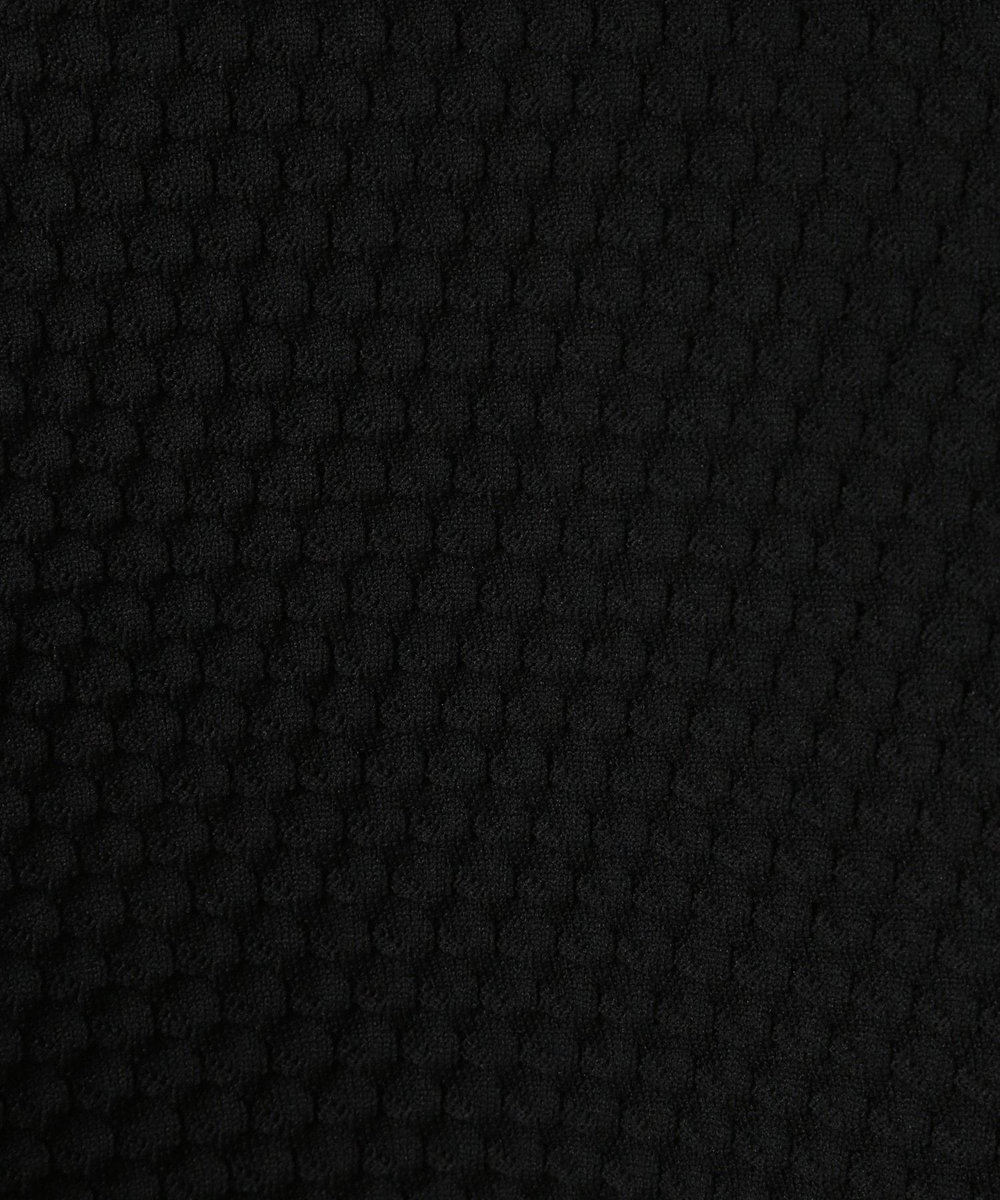 MEN'S BIGI ブリスターニットジャカードカットソー ブラック