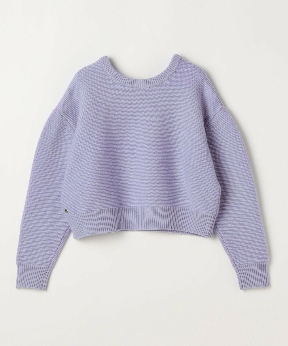 MOGA ANNUAL×MOGA　ウールカシミヤバイカラープルオーバー サックスブルー